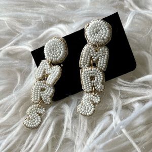 Bride “Mrs” Earrings